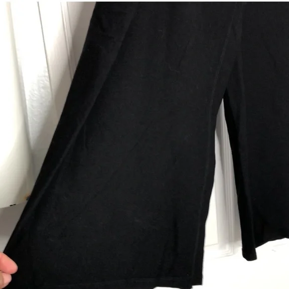 Eileen Fisher Cropped Crossover Wide Leg Pants - Picture 8 of 12